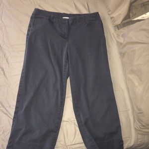 Cabi navy blue capris size 10